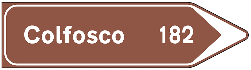 Direction to tourist attraction