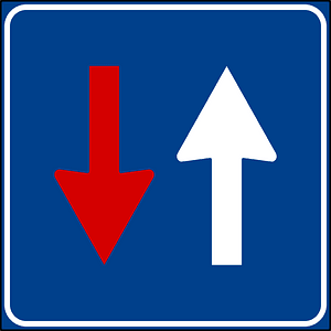 Traffic has priority over oncoming vehicles