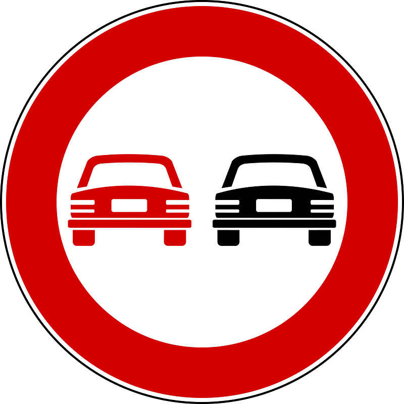 No overtaking