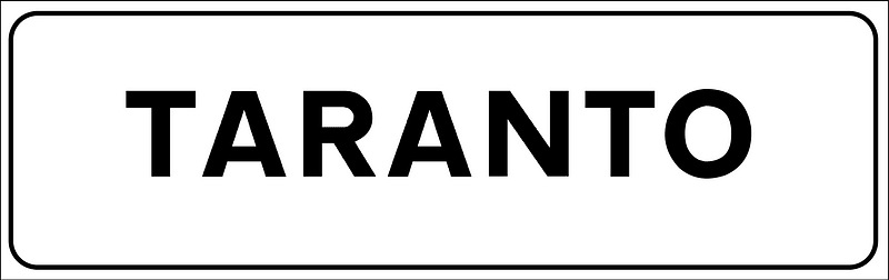 Town sign: start of urban area