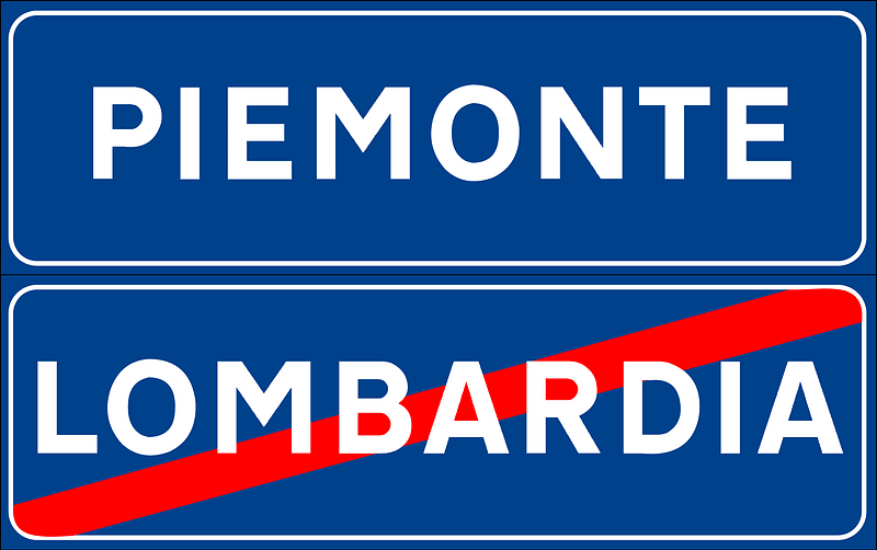 Regional boundary sign
