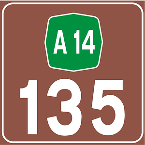 Number of overpass along a motorway