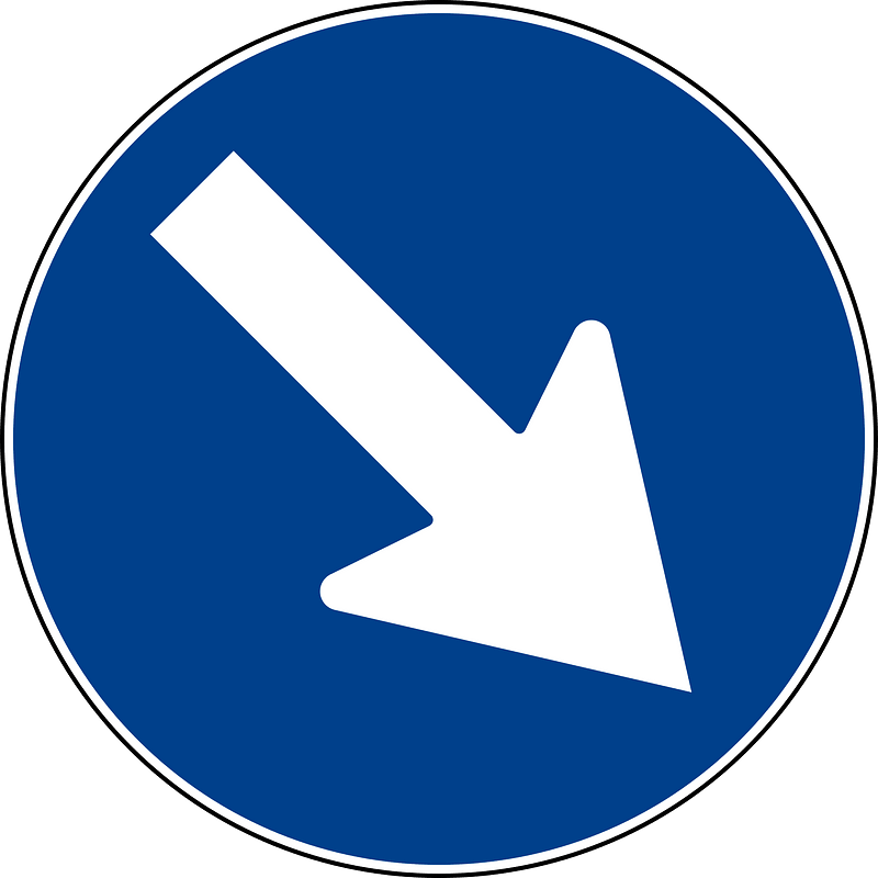 Keep right