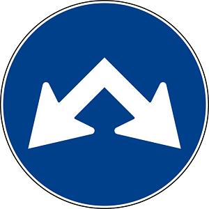 Pass either side