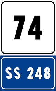 Highway location marker