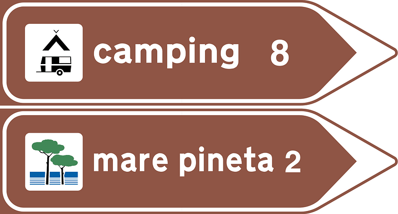 Directions to campsite and beach