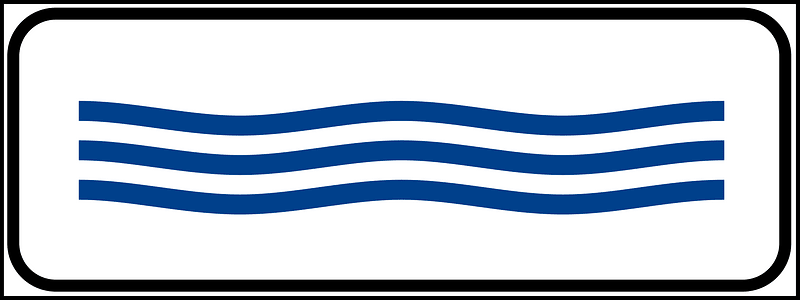 Road subject to flooding