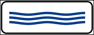 Road subject to flooding