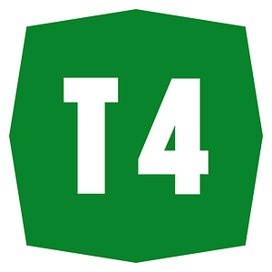 International tunnel number sign