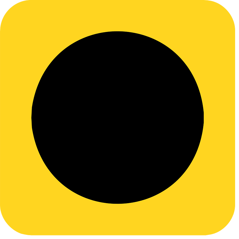 Solid Circle - Emergency diversion route for motorway and other main road traffic