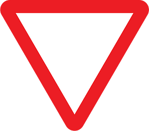 STOP or GIVE WAY ahead