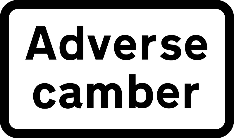 Plate used with "roundabout" or "bend" signs