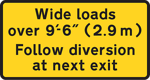 Restrictions apply. No vehicles over width shown
