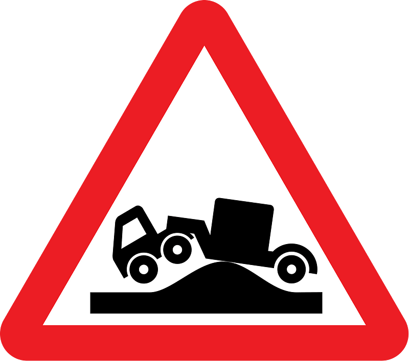 Risk of grounding at level crossing ahead