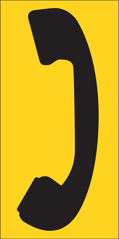 Telephone at level crossing