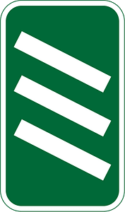 300 yards to a roundabout or the next point at which traffic may leave a primary route