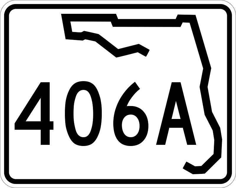 Four-digit state route shield, Florida