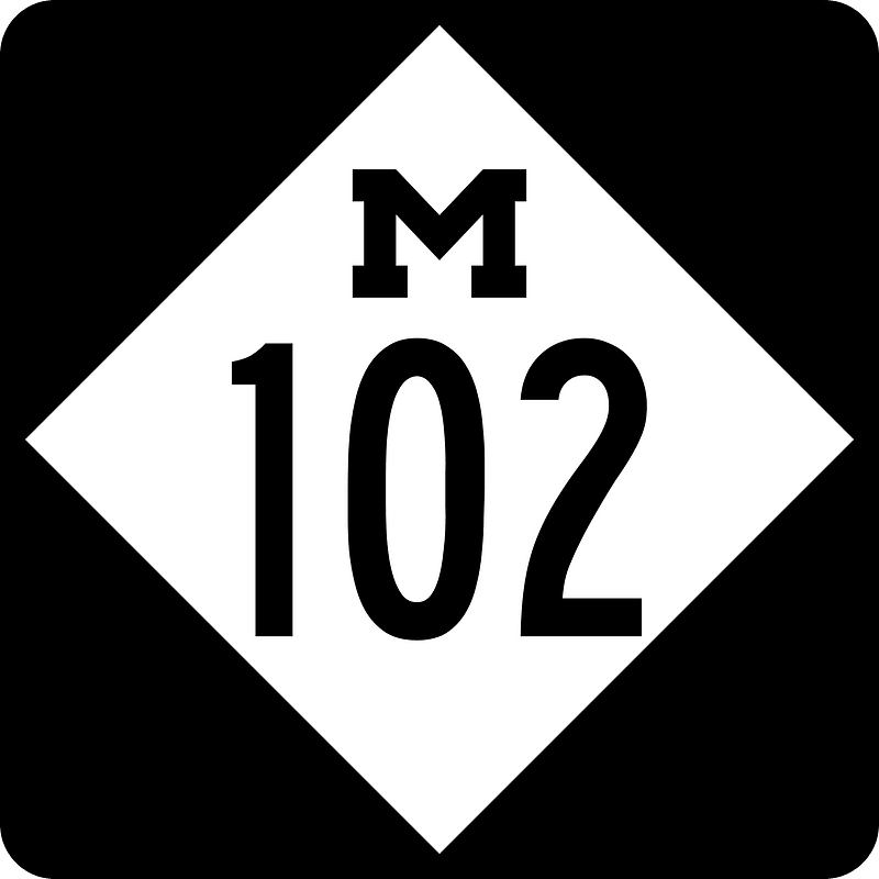 Michigan State Trunkline triple-digit shield