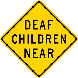 Deaf children near, California
