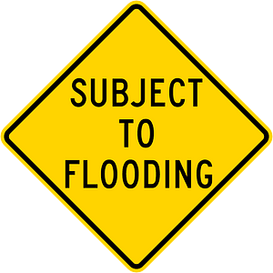 Subject to flooding, California