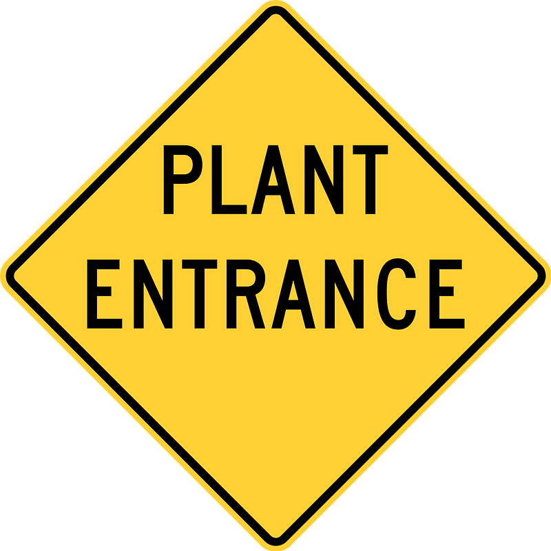 Plant entrance, Delaware