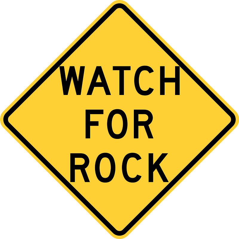 Watch for rock, Idaho
