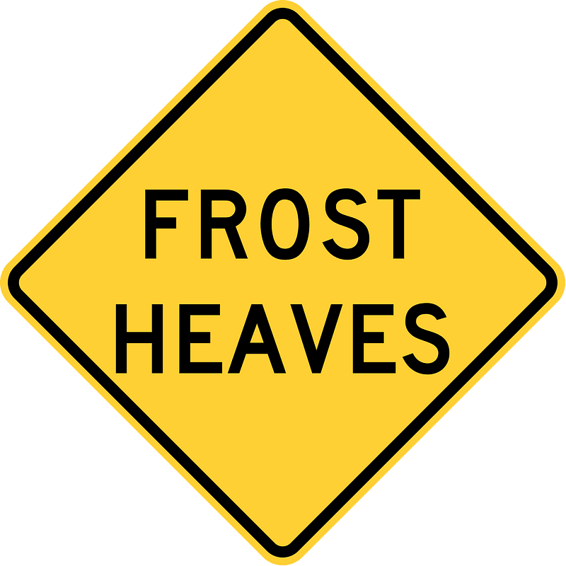 Frost heaves, Idaho