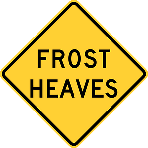 Frost heaves, Idaho