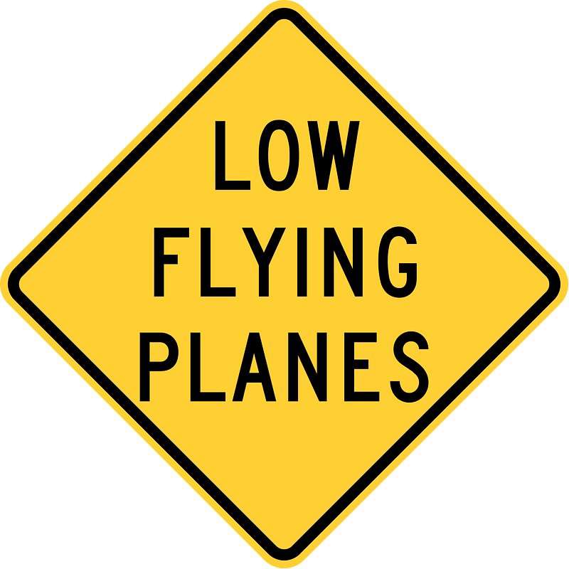 Low flying planes, New York State and Massachusetts
