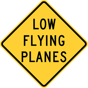 Low flying planes, New York State and Massachusetts
