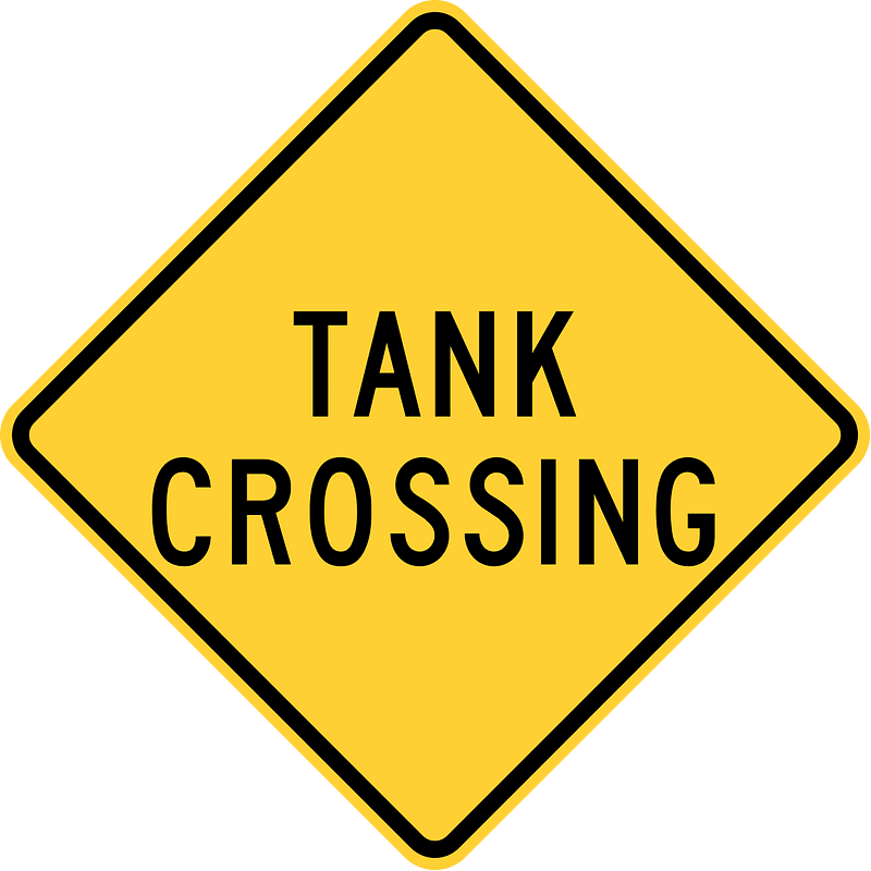 Tank crossing, Pennsylvania