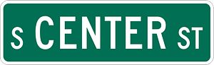 Street name sign, MUTCD D-3