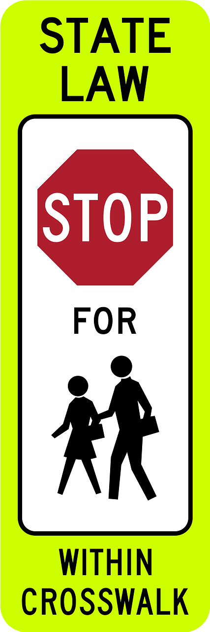 R1-6c: In-Street School Crossing