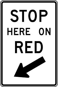 Stop here on red