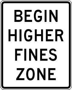 Begin higher/double fines