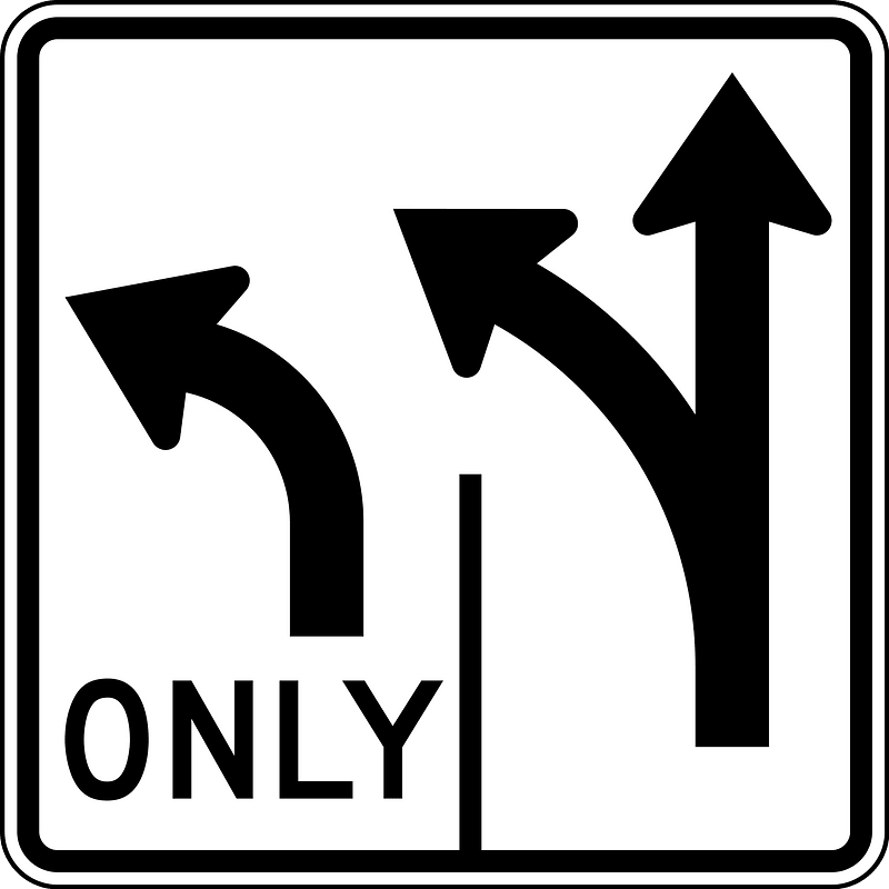 Advanced Intersection control sign