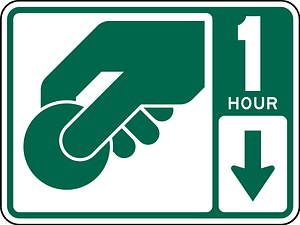 Parking fee station
