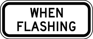 When Flashing (plaque)