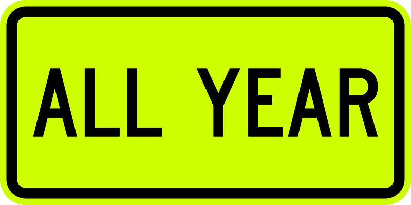 All year (plaque)