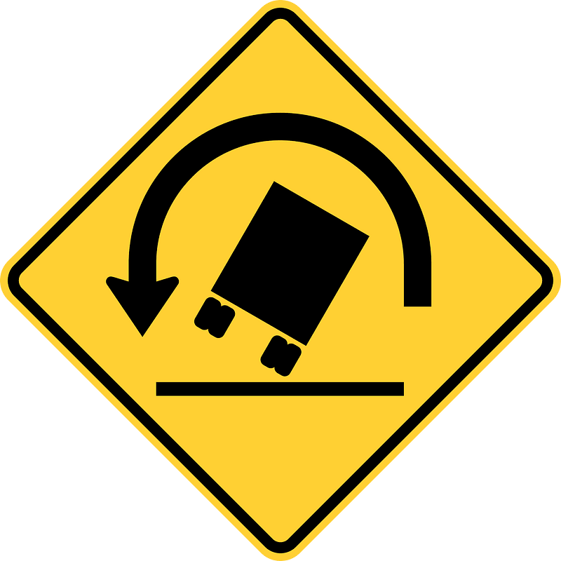 Truck rollover warning