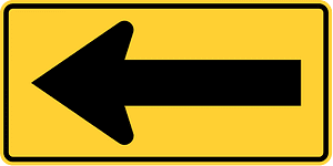One direction large arrow