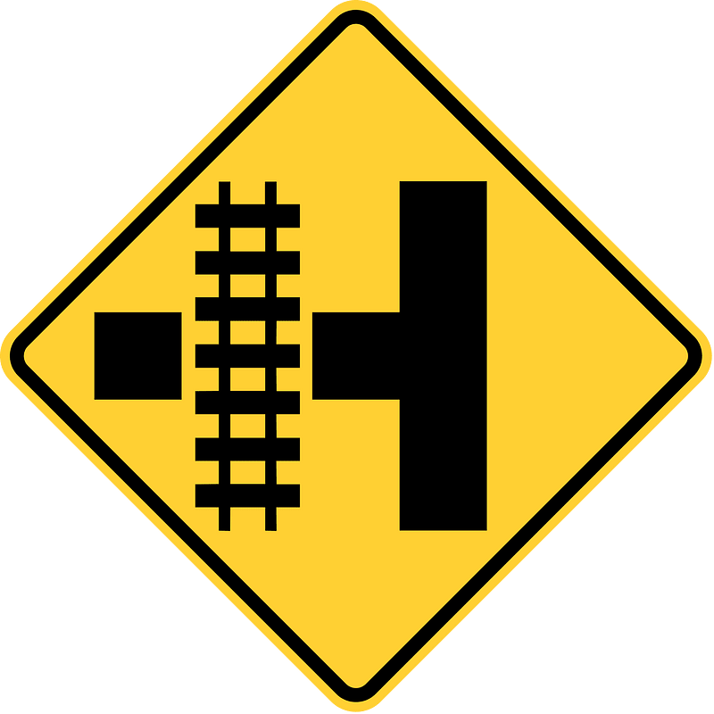 Railroad intersection warning