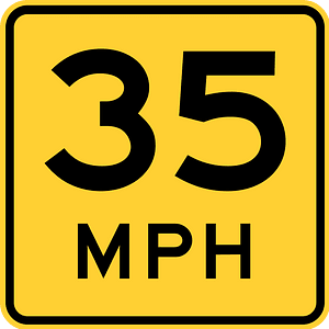 Speed advisory