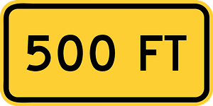 500 feet (alternative)