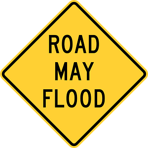 Road may flood