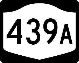 Four-digit state route shield, New York