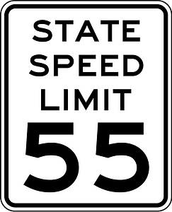 State speed limit: New York (can also read "area", "city", "town", or "village")