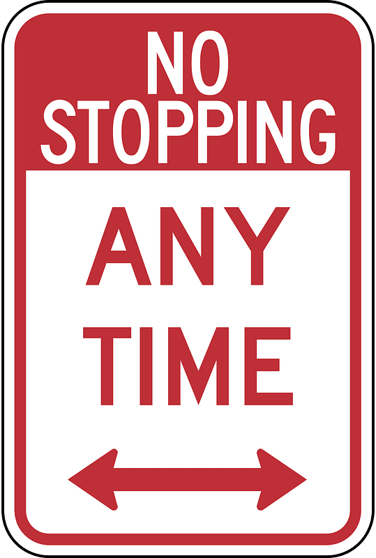No stopping any time, Philadelphia