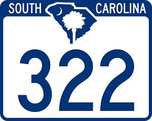 Three-digit state highway shield, South Carolina