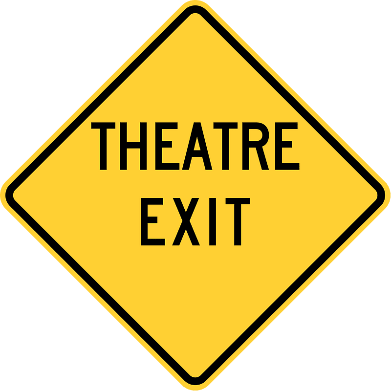 Theatre exit, Wisconsin